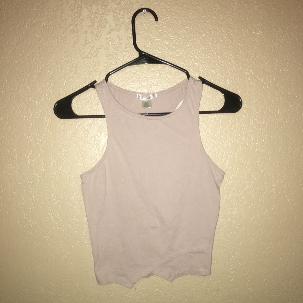 Tan crop top